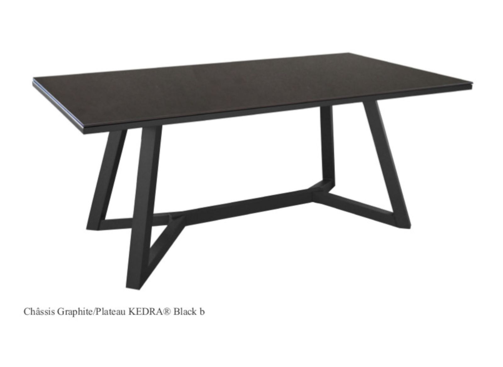 Ma table Agira 220 cm, plateau Kedra®