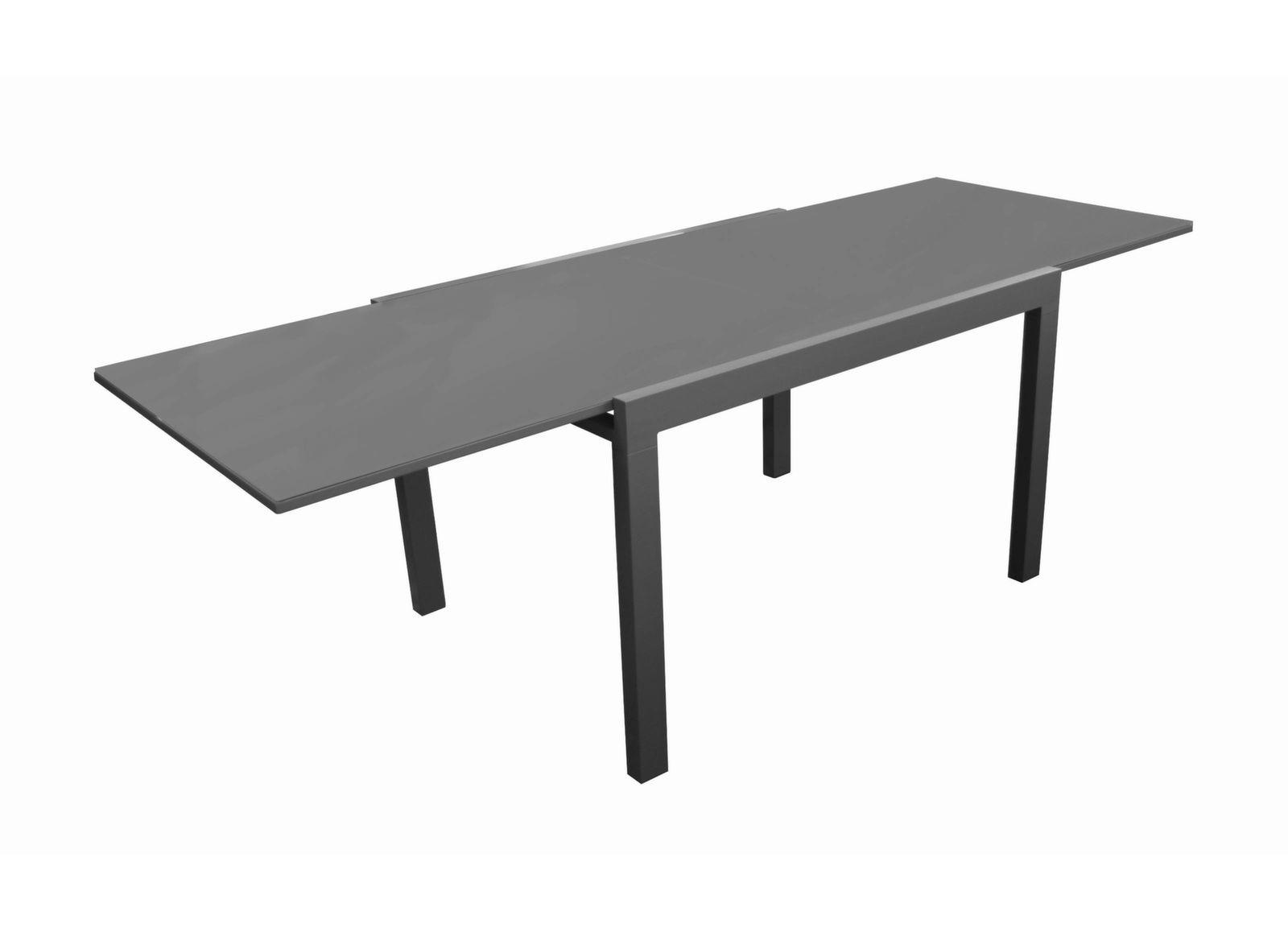 Table pliante avec plateau aluminium epoxy bleu 110x70 LORITA - Alizé by  Proloisirs