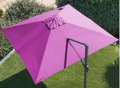 Toile inclinable et orientable pour parasol mat déporté - Proloisirs