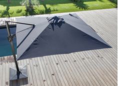 parasol orientable novasun toile resistante anti decoloration
