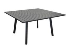 Table extensible allonge centrale aluminium - Proloisirs