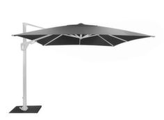 Parasol déporté Elios Sunbrella® 3x3 m orientable, mât blanc