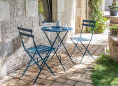 Petite table de jardin avec chaises - Set Cuba - Proloisirs