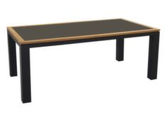 Table de jardin Torino 192 cm avec plateau Kedra® et bois teck FSC® - Proloisirs