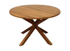 table rond bois 120