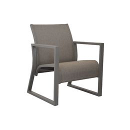 Fauteuil lounge quenza taupetm