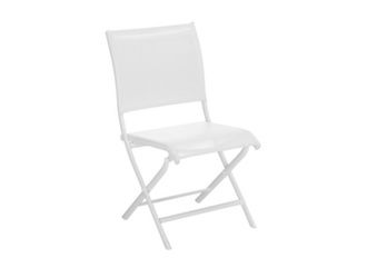 Chaise de jardin pliante Elégance blanche - Proloisirs