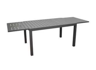 table aluminium extensible gris 140 240