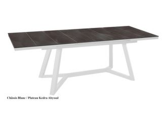 Ma table Agira 180/240 cm, plateau à lames Kedra®