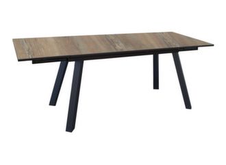 Table Agra 150/200/250 cm, plateau à lames Fundermax®