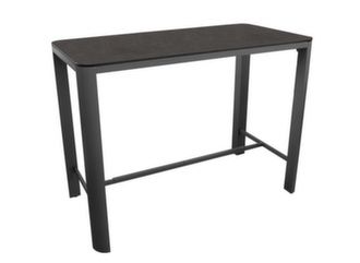 Table haute Eole 150 cm, Plateau Trespa® Matt Rock Slate
