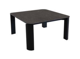 Table basse Eole 80 x 80 cm, plateau Trespa® Matt Rock Slate