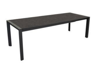 Table Milo 190/260 cm, plateau Trespa® Matt Rock Slate