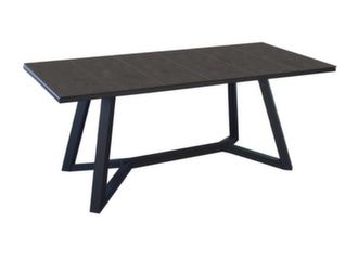 Ma table Agira 220 cm, plateau à lames Trespa® Matt Rock Slate
