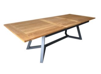 Table Agira 180/240 cm, plateau teck FSC®