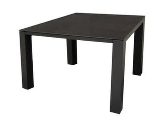 Table de jardin Torino 100x100 cm avec plateau Kedra® - Proloisirs