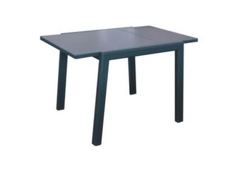 Table Elise 80/120 cm, plateau verre