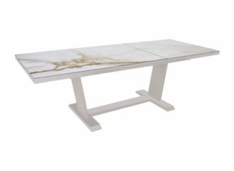 table blanche marbre 180 240